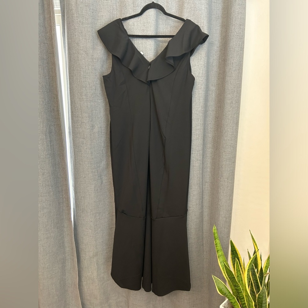 AVENUE Women's Plus Size Dress Destiny Ruffle Size 22/24 - Picture 4 of 6